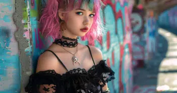 Pastel Goth – Tendance mode gothique colorée et originale