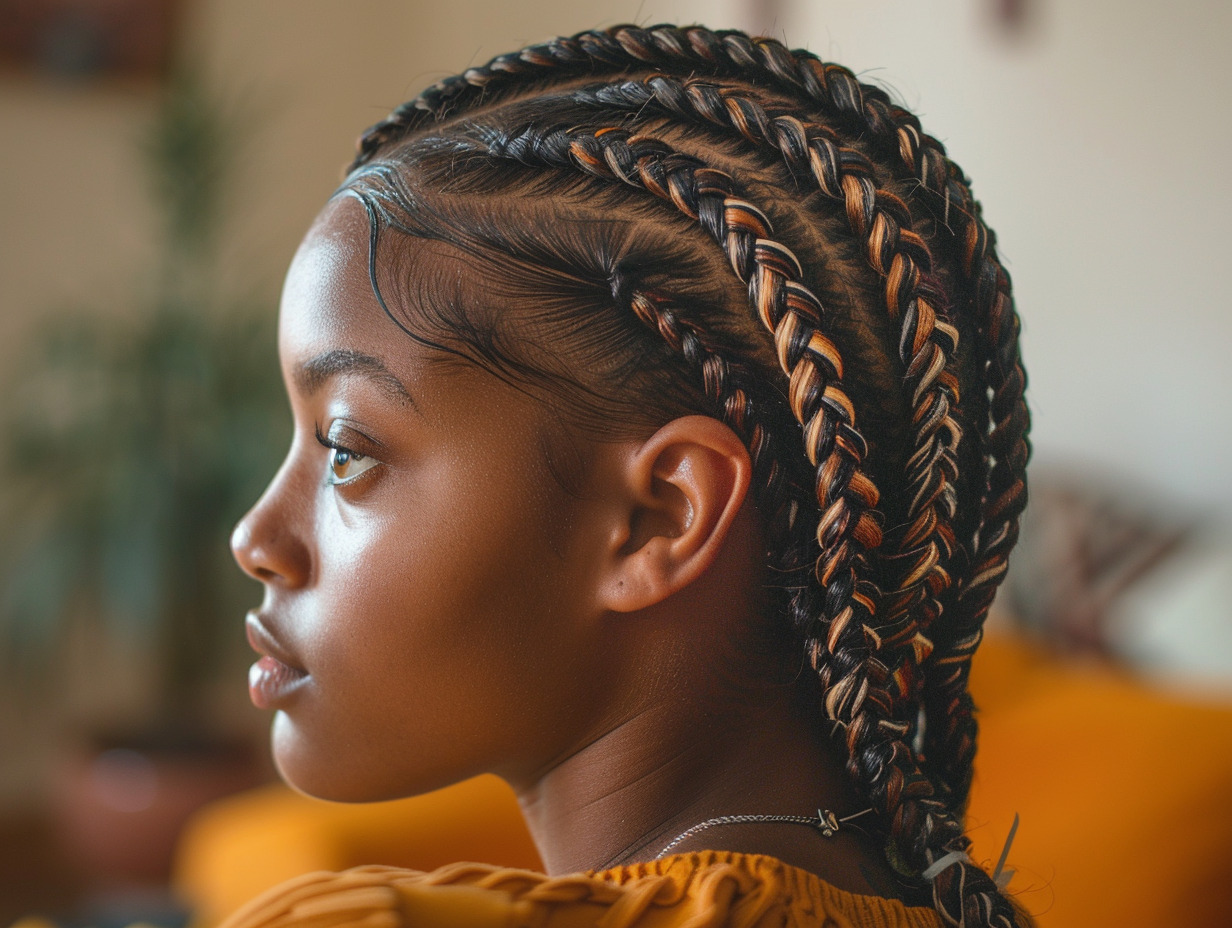 tresse collée