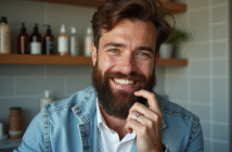 Conseils pour mettre en valeur sa barbe : astuces et secrets de grooming Homme soigné en portrait avec barbe bien taillée