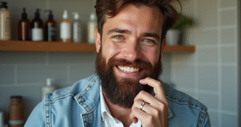 Conseils pour mettre en valeur sa barbe : astuces et secrets de grooming Homme soigné en portrait avec barbe bien taillée
