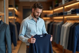 Pull homme de la nouvelle collection Célio en différentes matières et styles